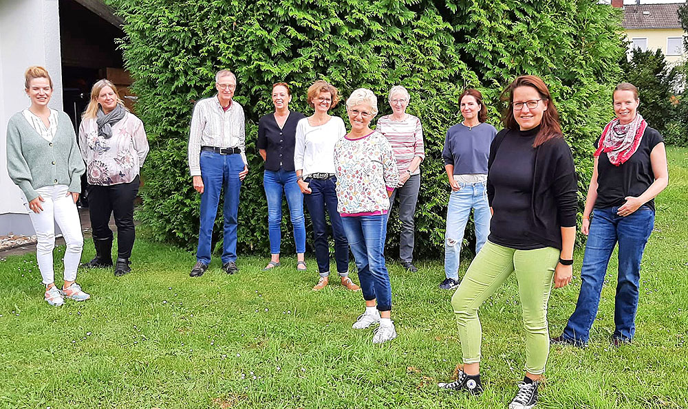 Neue Hospizhelfer beim Hospiz Die Brücke